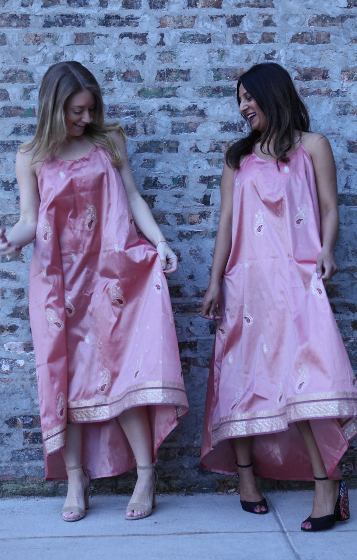 Pink Sari Dress